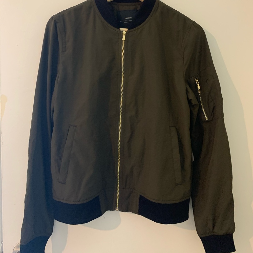Zara light bomber jacket